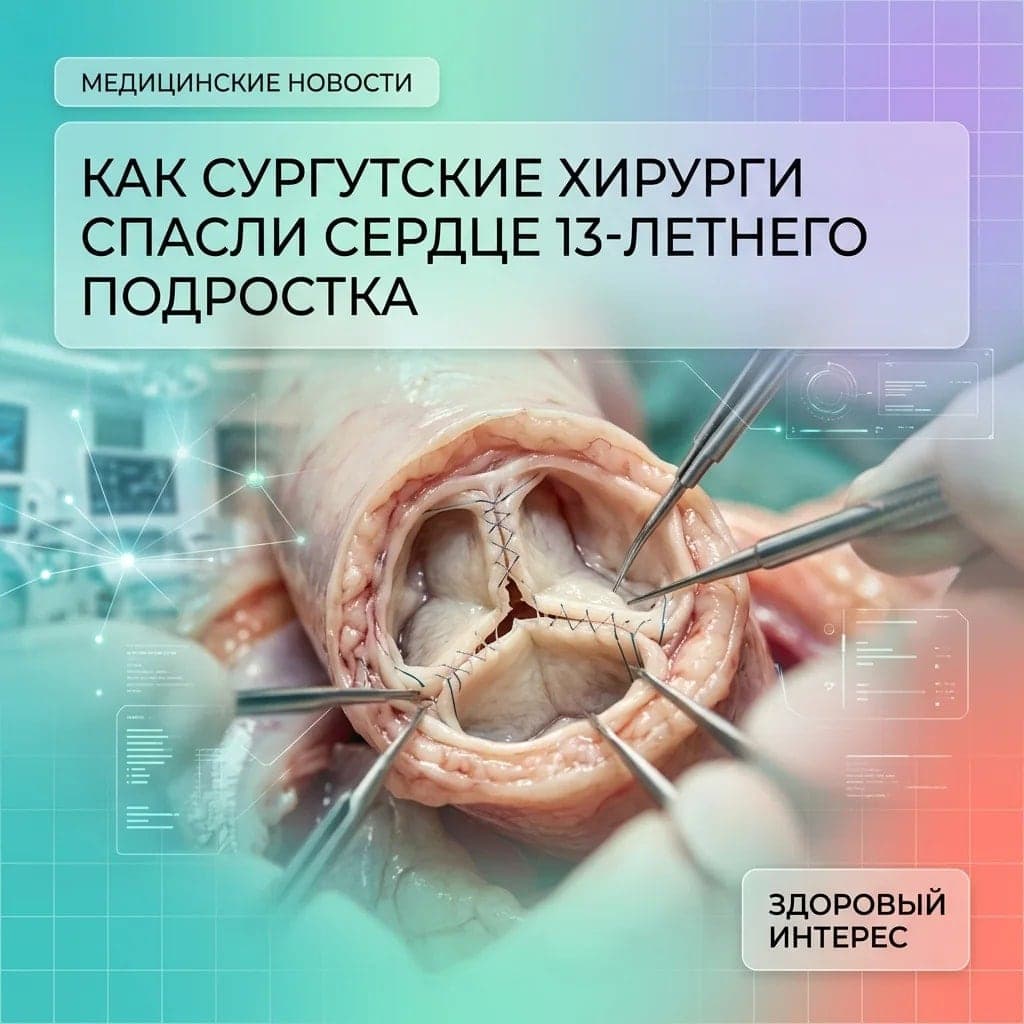 Как сургутские хирурги спасли сердце 13-летнего подростка