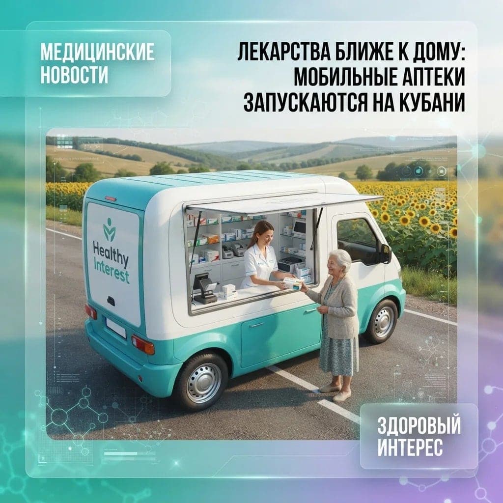 Лекарства ближе к дому: на Кубани запустят передвижные аптеки