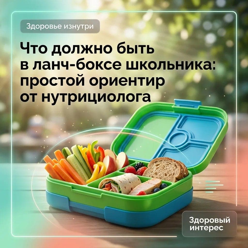 Что должно быть в ланч-боксе школьника: простой ориентир от нутрициолога