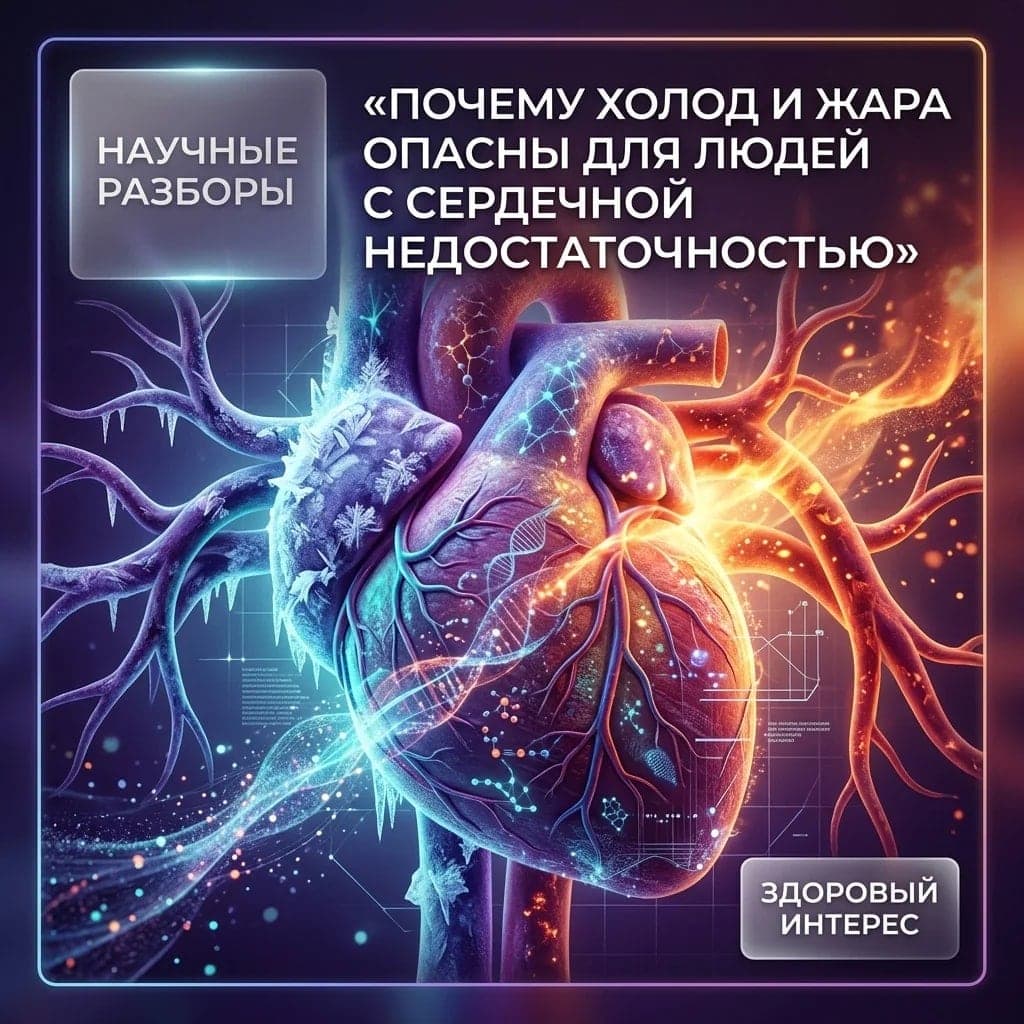 Почему холод и жара опасны для людей с сердечной недостаточностью