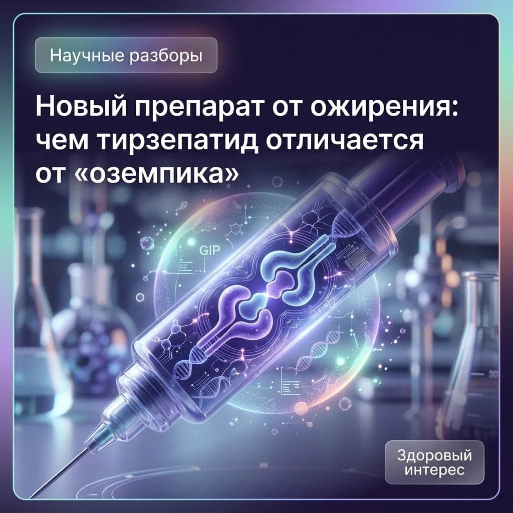 Новый препарат от ожирения: чем тирзепатид отличается от «оземпика»
