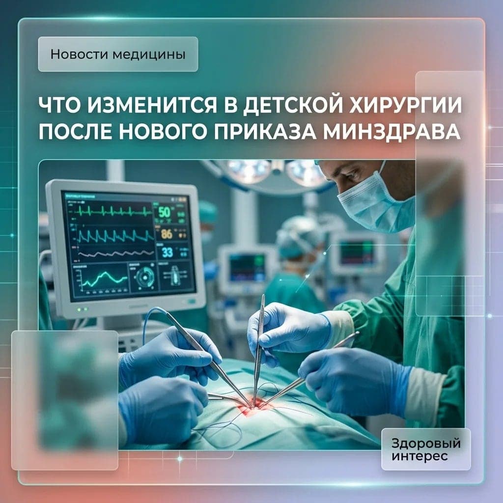 Что изменится в детской хирургии после нового приказа Минздрава